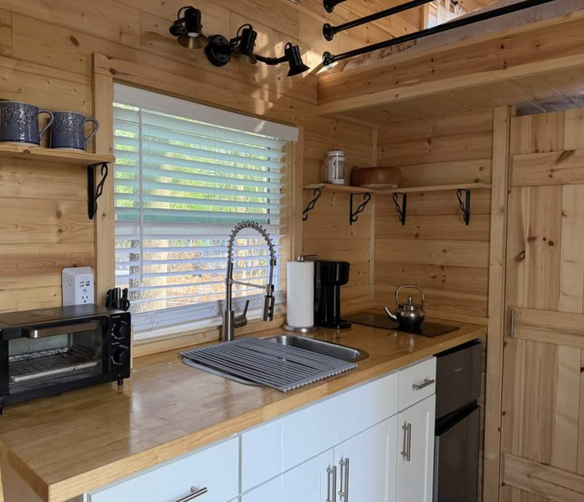 Wooden Cabin Style THOW — Built 2024 — Used/Like New — Gainesville, FL photo 2